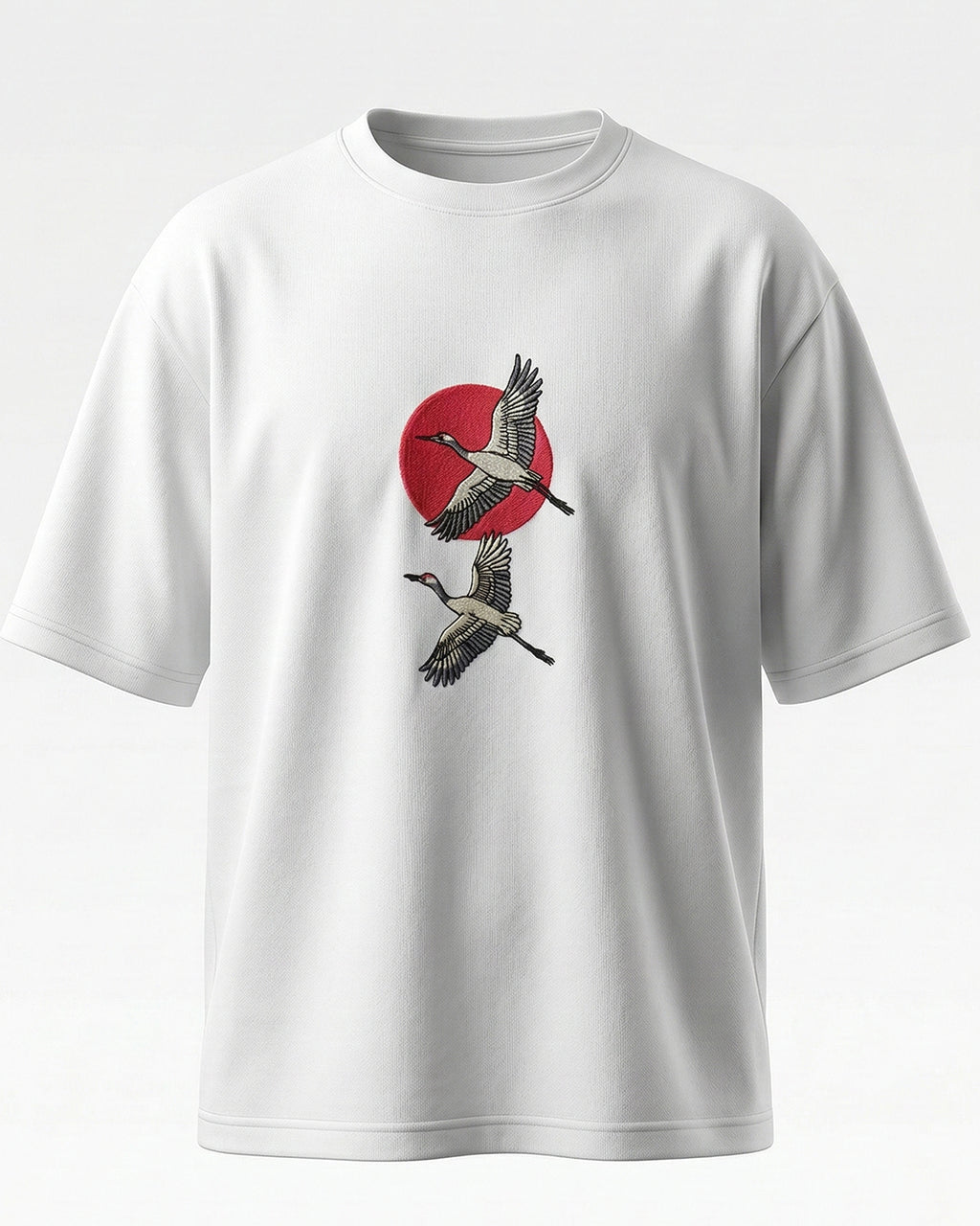 Sunset Embroidered Men Premium Oversized Terry T-shirt