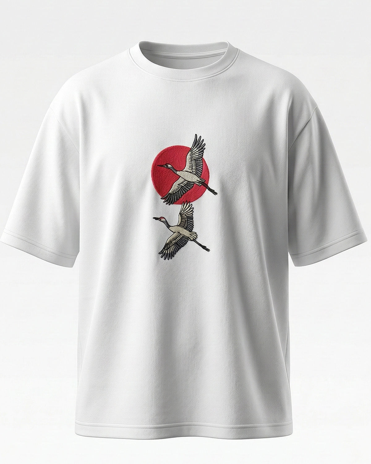 Sunset Embroidered Men Premium Oversized Terry T-shirt