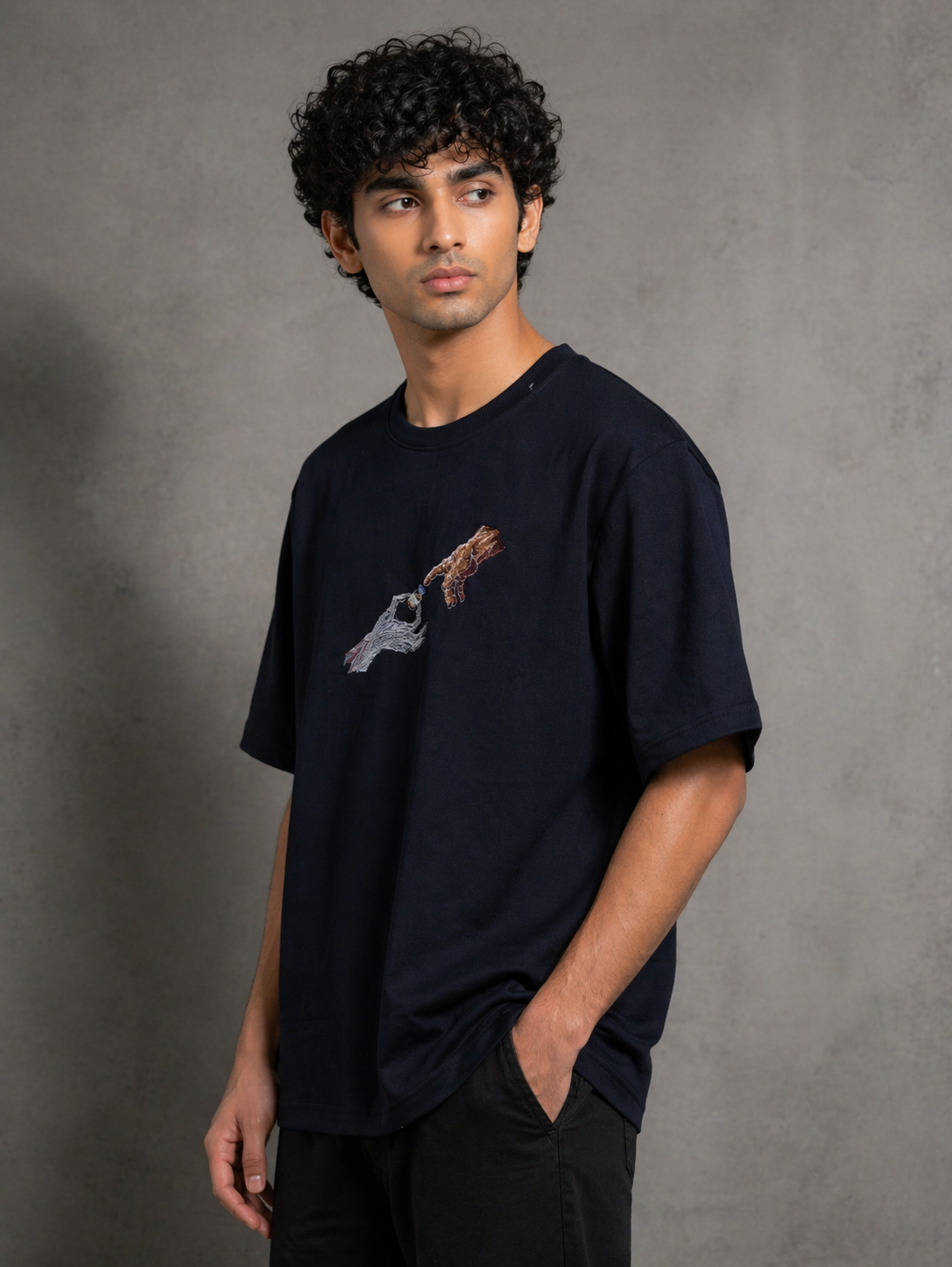 Trending The Last Touch Embroidered T shirt