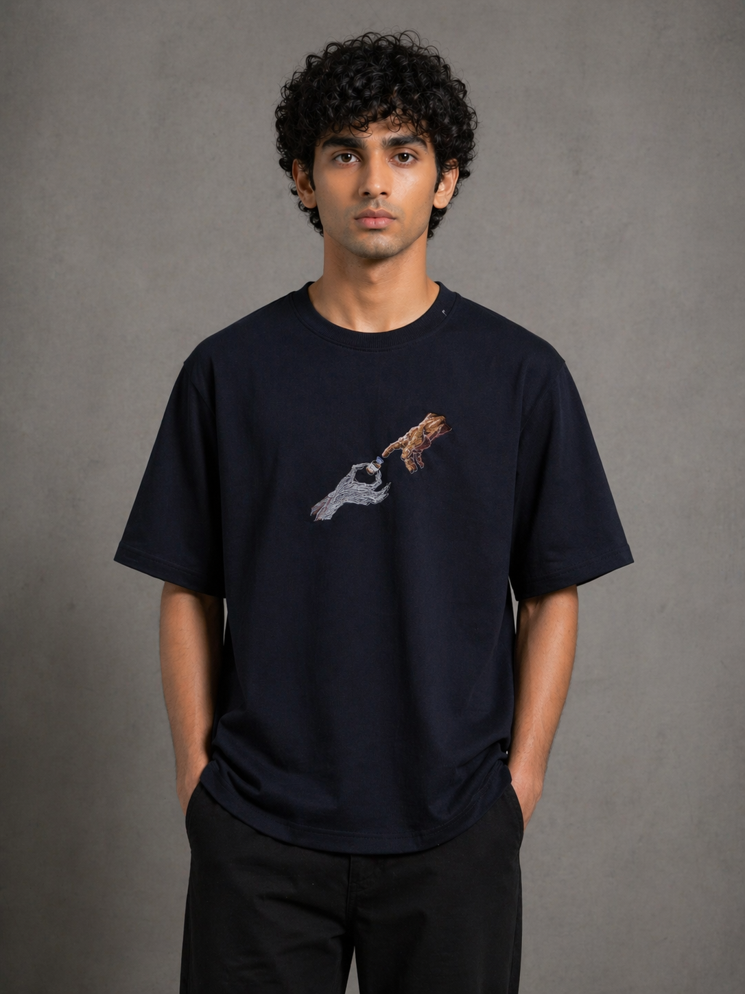 Trending The Last Touch Embroidered T shirt